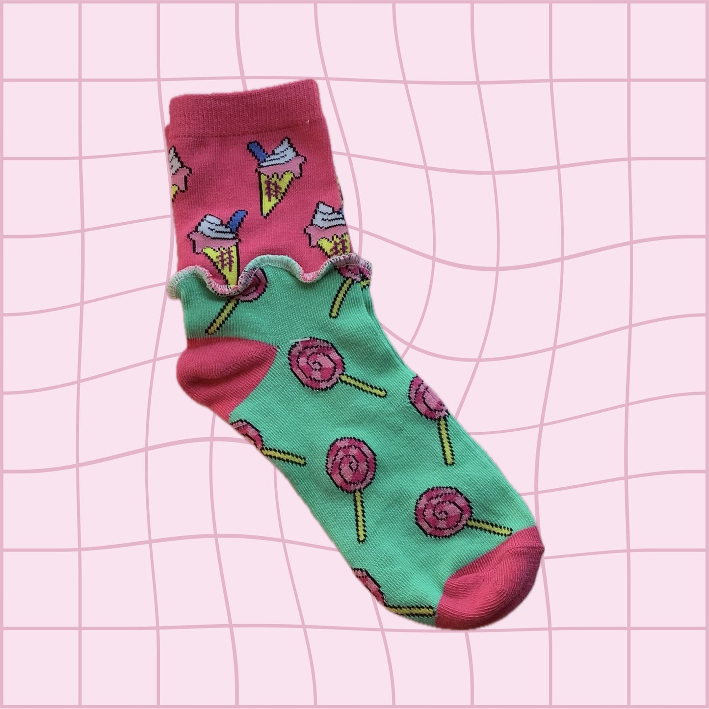 スイーツ柄靴下 Sweets themed socks