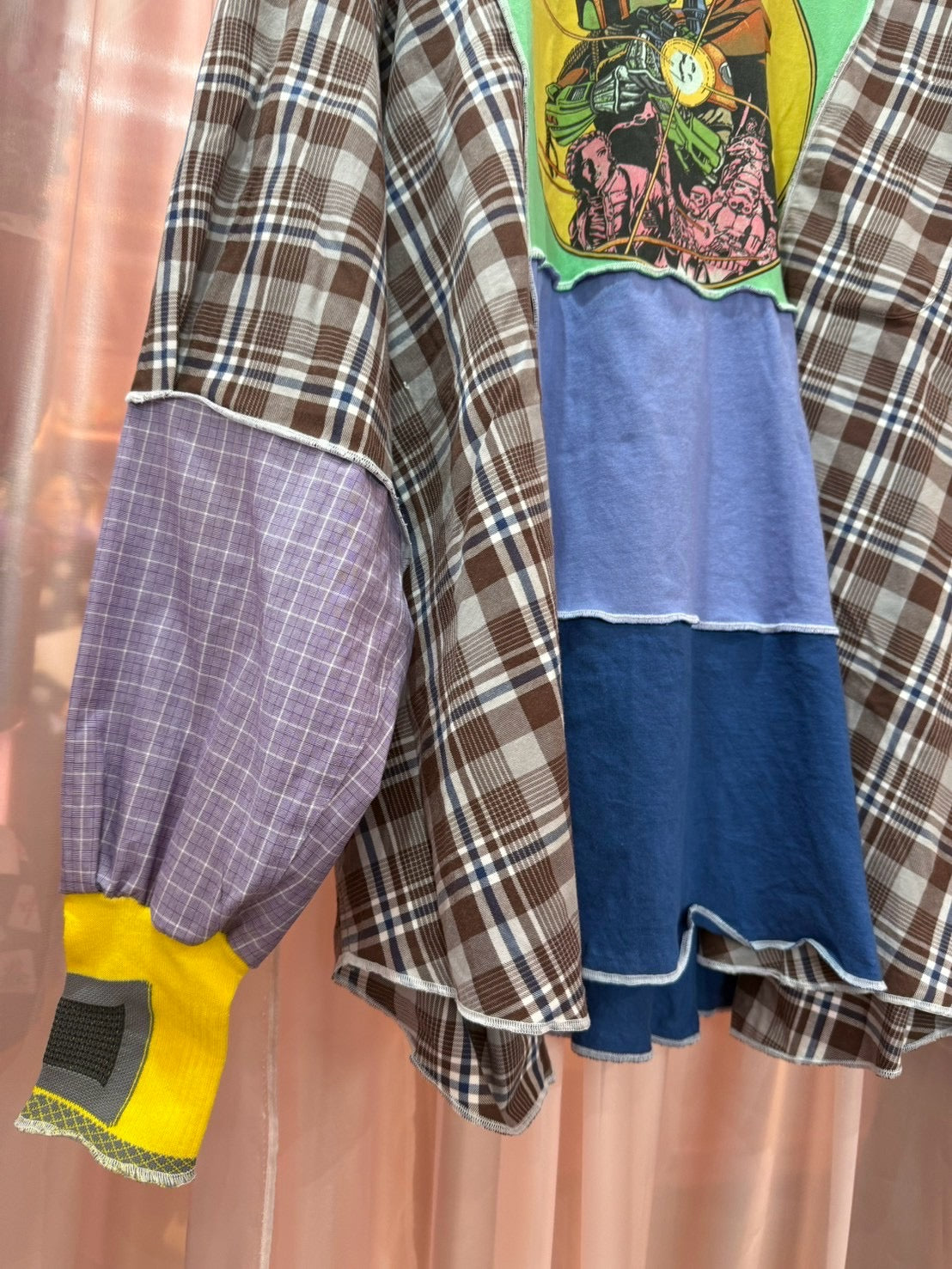 Star Wars plaid oversized shirt