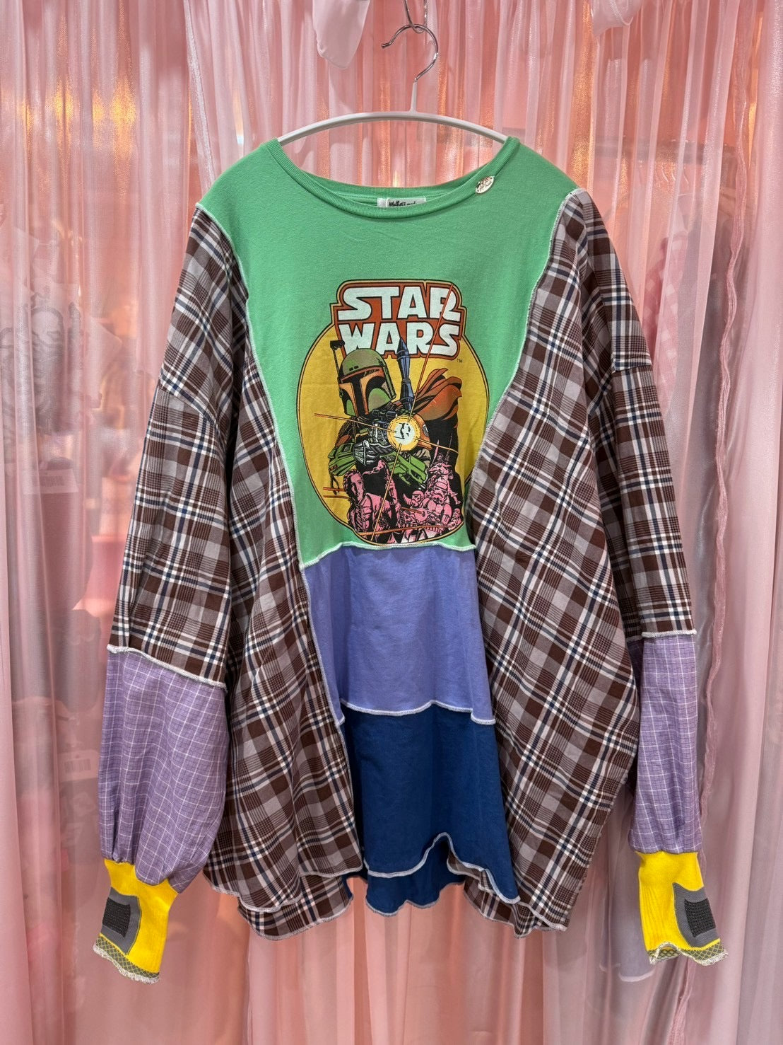 Star Wars plaid oversized shirt