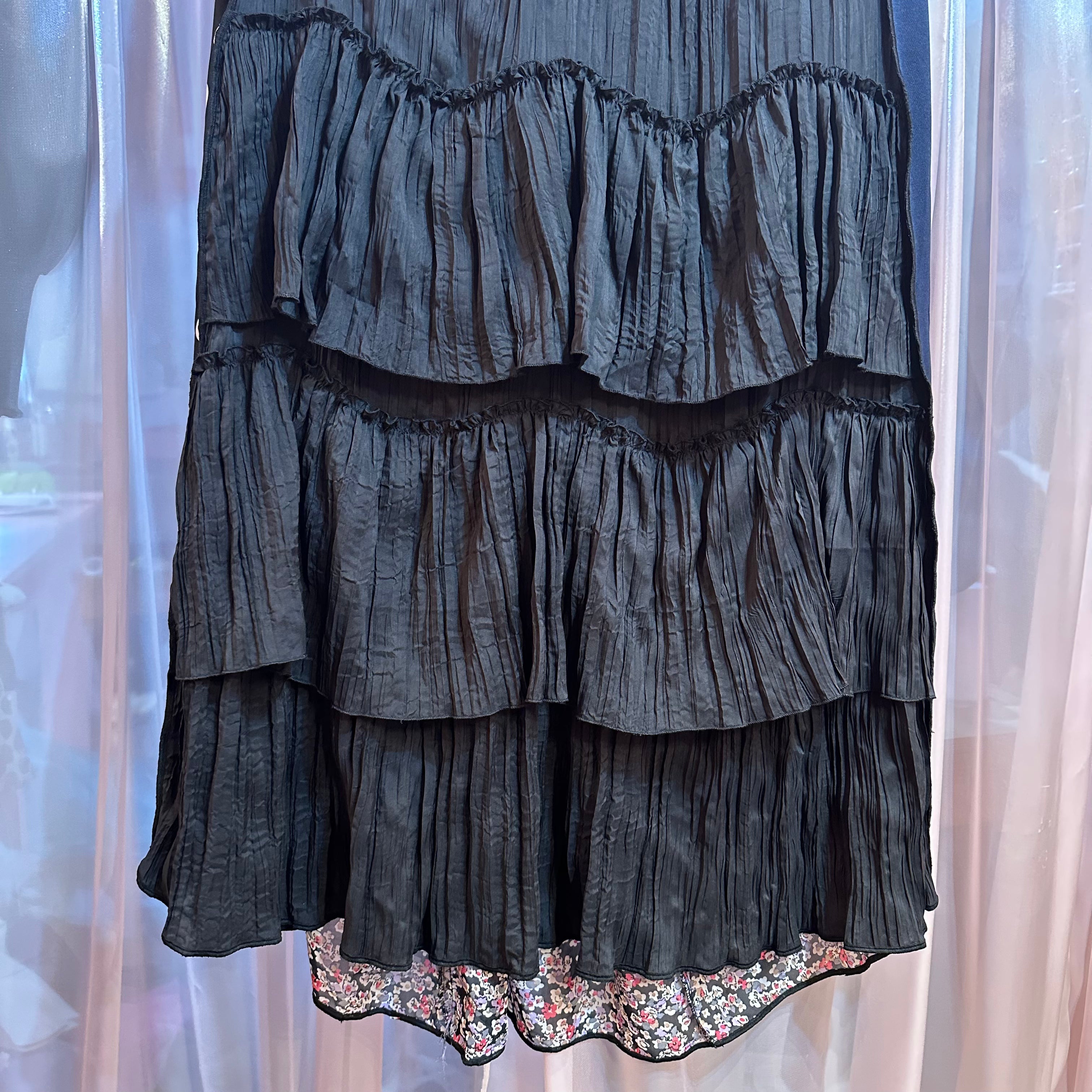 花柄ロングスカート