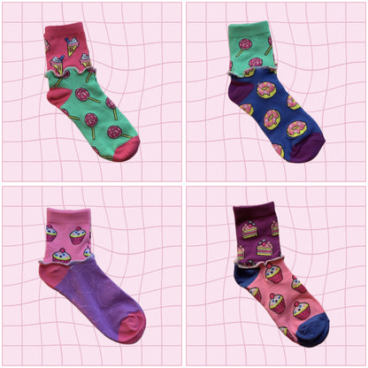 スイーツ柄靴下　Sweets themed socks
