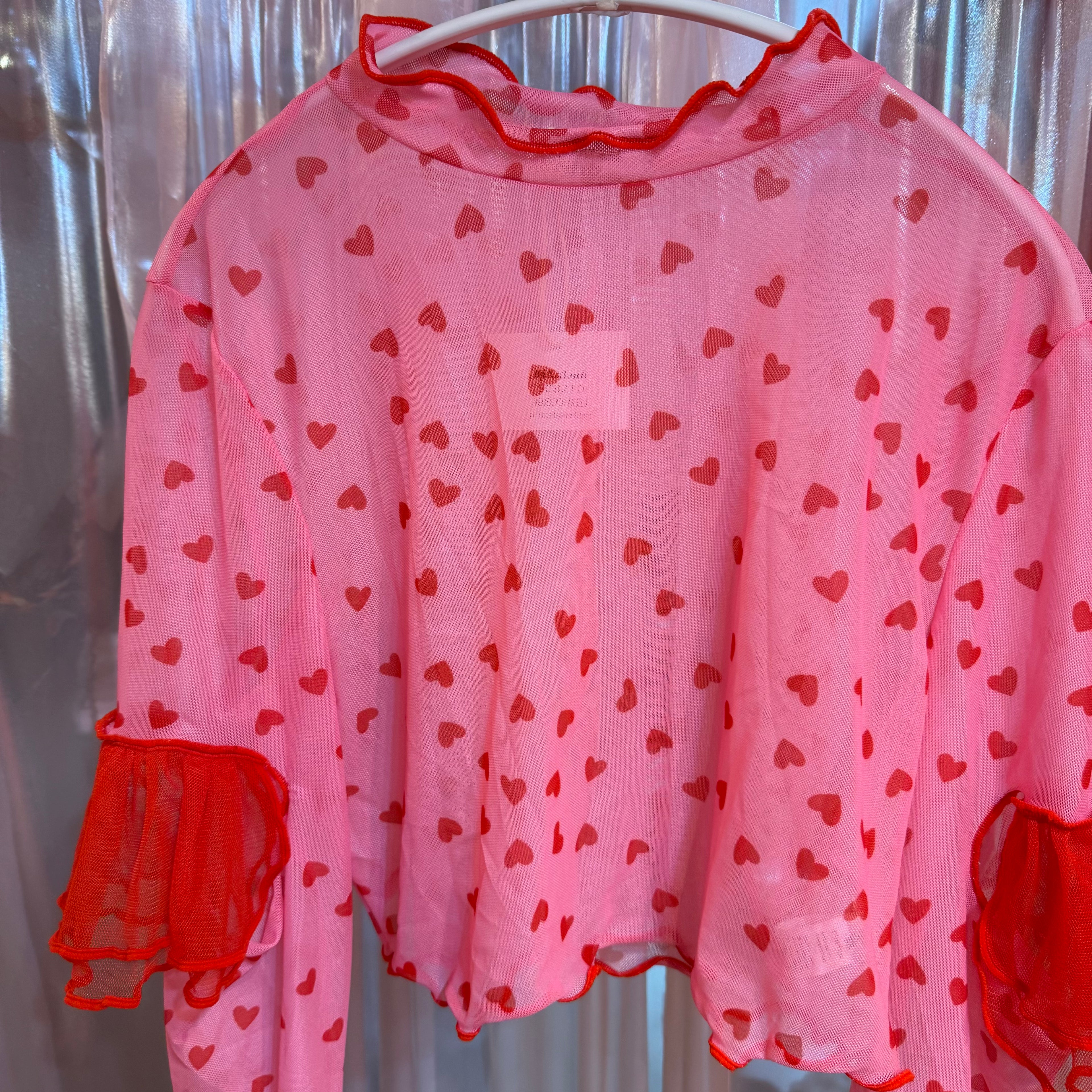 ピンクシアー2-wayトップス