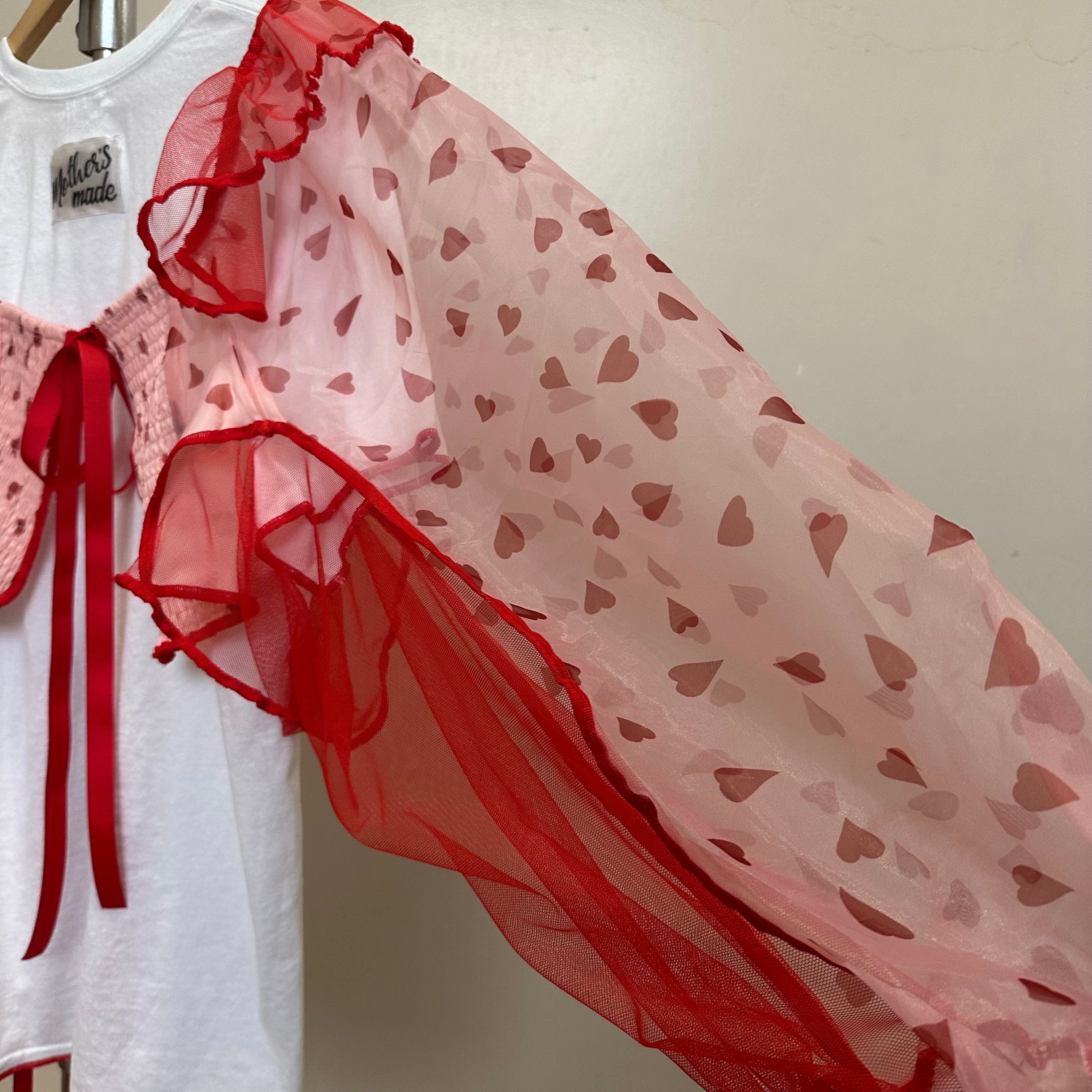 ワンちゃんハートリメイクトップス